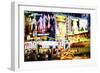 Times Square - In the Style of Oil Painting-Philippe Hugonnard-Framed Giclee Print