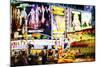 Times Square - In the Style of Oil Painting-Philippe Hugonnard-Mounted Giclee Print