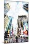 Times Square IV - In the Style of Oil Painting-Philippe Hugonnard-Mounted Giclee Print
