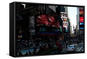 Times Square IV-Erin Berzel-Framed Stretched Canvas