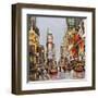 Times Square Jam-John B^ Mannarini-Framed Art Print