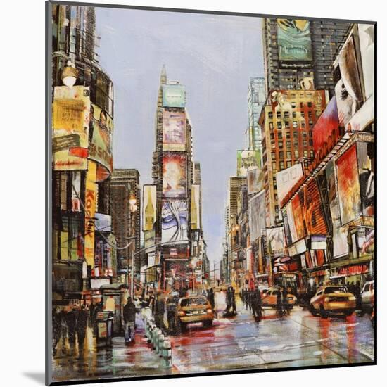 Times Square Jam-John B^ Mannarini-Mounted Art Print