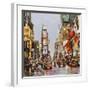 Times Square Jam-John B^ Mannarini-Framed Art Print