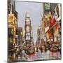 Times Square Jam-John B^ Mannarini-Mounted Art Print