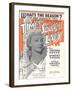 Times Square Lady Sheet Music-null-Framed Art Print