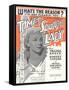 Times Square Lady Sheet Music-null-Framed Stretched Canvas