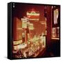 Times Square Lights-Andreas Feininger-Framed Stretched Canvas