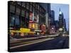 Times Square, Looking North, Dusk, NYC-Barry Winiker-Stretched Canvas