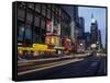 Times Square, Looking North, Dusk, NYC-Barry Winiker-Framed Stretched Canvas