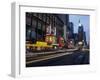 Times Square, Looking North, Dusk, NYC-Barry Winiker-Framed Premium Photographic Print