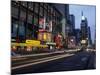 Times Square, Looking North, Dusk, NYC-Barry Winiker-Mounted Photographic Print