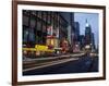 Times Square, Looking North, Dusk, NYC-Barry Winiker-Framed Photographic Print