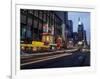 Times Square, Looking North, Dusk, NYC-Barry Winiker-Framed Photographic Print