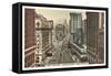 Times Square, Looking North, New York City-null-Framed Stretched Canvas