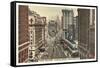 Times Square, Looking North, New York City-null-Framed Stretched Canvas