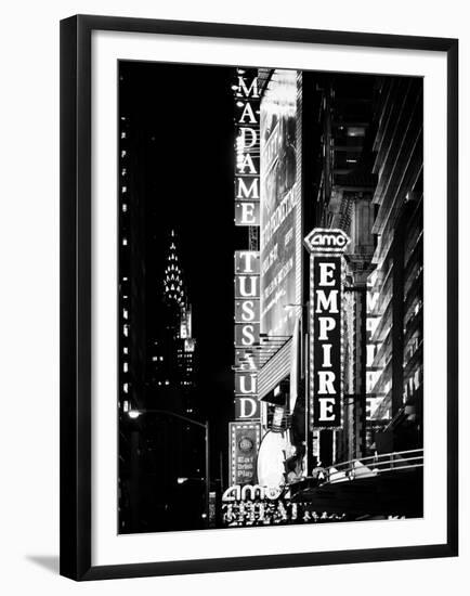 Times Square, Madame Tussaud and Empire AMC Views, Manhattan, New York-Philippe Hugonnard-Framed Premium Photographic Print