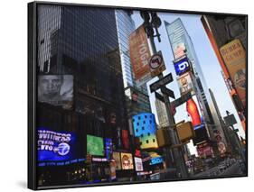 Times Square, Manhattan, New York City, New York, United States of America, North America-Amanda Hall-Framed Photographic Print