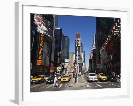 Times Square, Manhattan, New York City, New York, USA-Amanda Hall-Framed Photographic Print