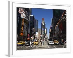 Times Square, Manhattan, New York City, New York, USA-Amanda Hall-Framed Photographic Print