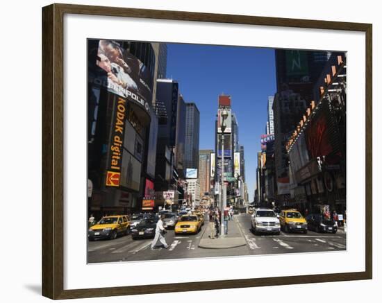 Times Square, Manhattan, New York City, New York, USA-Amanda Hall-Framed Photographic Print