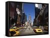 Times Square, Manhattan, New York City, New York, USA-Amanda Hall-Framed Stretched Canvas