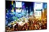 Times Square Manhattan-Philippe Hugonnard-Mounted Giclee Print