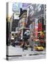 Times Square, Midtown, Manhattan-Amanda Hall-Stretched Canvas