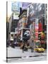 Times Square, Midtown, Manhattan-Amanda Hall-Stretched Canvas