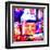 Times Square Neon, New York-Tosh-Framed Art Print