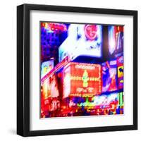 Times Square Neon, New York-Tosh-Framed Art Print