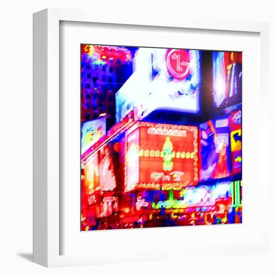 Times Square Neon, New York-Tosh-Framed Art Print