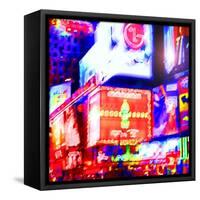 Times Square Neon, New York-Tosh-Framed Stretched Canvas