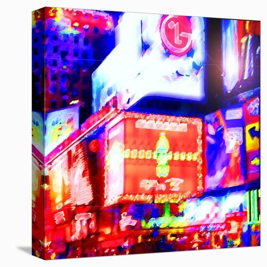 Times Square Neon, New York-Tosh-Stretched Canvas