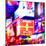 Times Square Neon, New York-Tosh-Mounted Art Print
