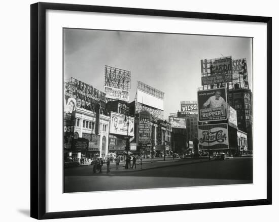 Times Square, New York, c. 1945-Brett Weston-Framed Photographic Print