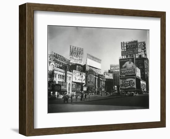 Times Square, New York, c. 1945-Brett Weston-Framed Photographic Print