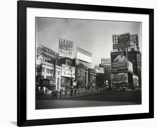 Times Square, New York, c. 1945-Brett Weston-Framed Photographic Print