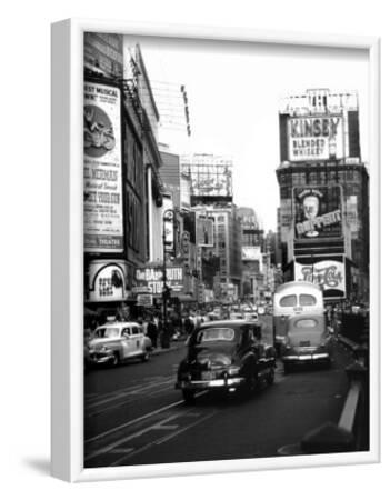 'Times Square, New York City, c.1948' Poster | AllPosters.com