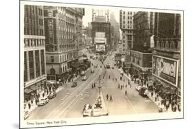 Times Square, New York City, Photo-null-Mounted Premium Giclee Print