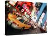 Times Square, New York City, USA-Walter Bibikow-Stretched Canvas