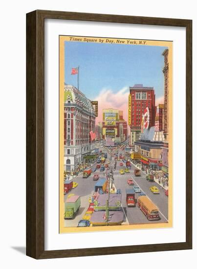 Times Square, New York City-null-Framed Art Print