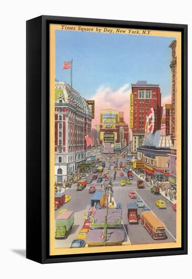Times Square, New York City-null-Framed Stretched Canvas