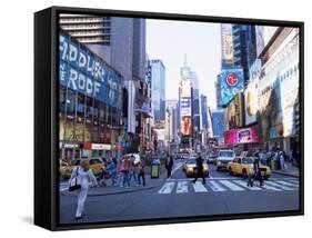 Times Square, New York, New York State, USA-Yadid Levy-Framed Stretched Canvas