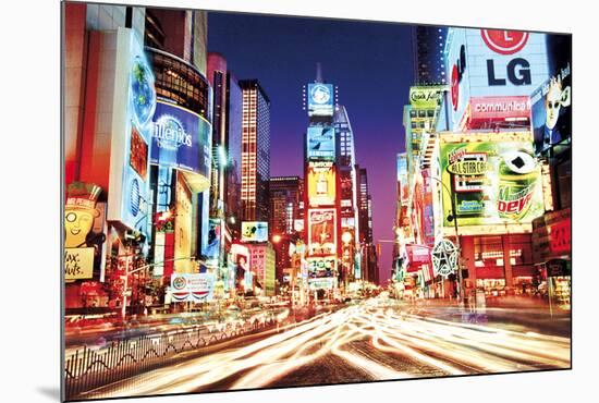 Times Square- New York-null-Mounted Poster