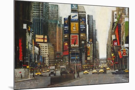 Times Square, New York-Clive McCartney-Mounted Giclee Print