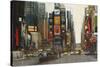 Times Square, New York-Clive McCartney-Stretched Canvas