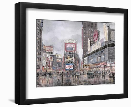 Times Square: New York-Stanton Manolakas-Framed Premium Giclee Print