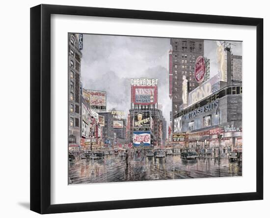 Times Square: New York-Stanton Manolakas-Framed Giclee Print