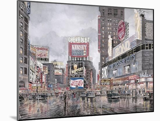 Times Square: New York-Stanton Manolakas-Mounted Giclee Print