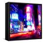 Times Square Night, New York-Tosh-Framed Stretched Canvas